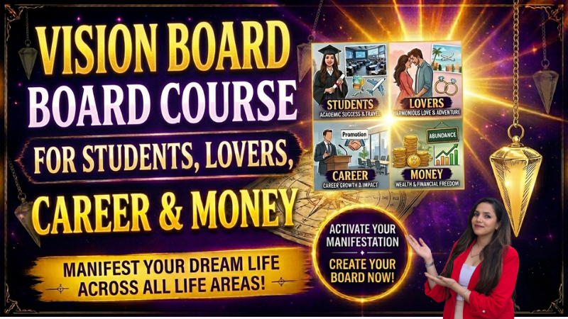 Vision Board For Students, Lovers, Carreir, Monye
